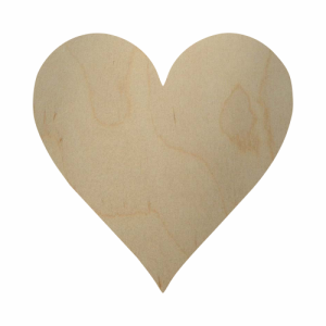 Shop for wholesale wooden heart cutouts