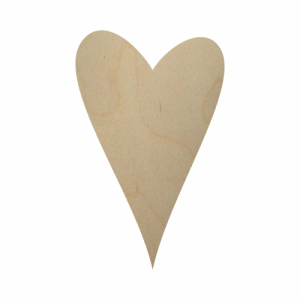 Shop for wholesale wooden prim heart cutout